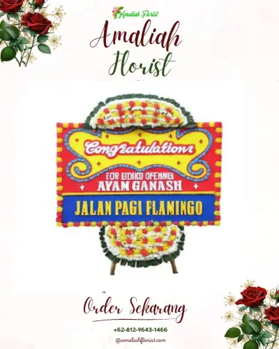 Bunga Papan Congratulation di Sukamenanti Baru
